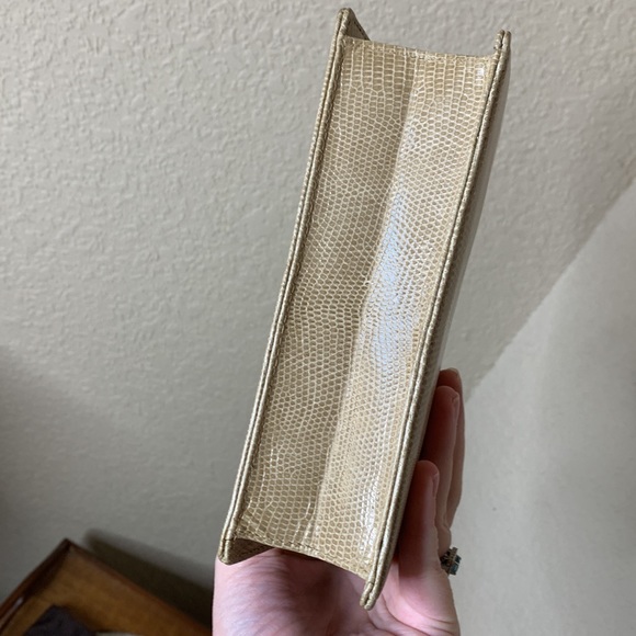 Vintage Gucci Lizard Front Flap Twist Lock Mini Bag - Picture 9 of 15